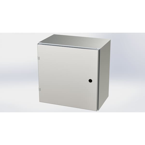 1/4 Turn Latch Electrical Enclosures, 20 in H, 12 in D, 20 in W, NEMA 3R, 4, 4X, 12, 13